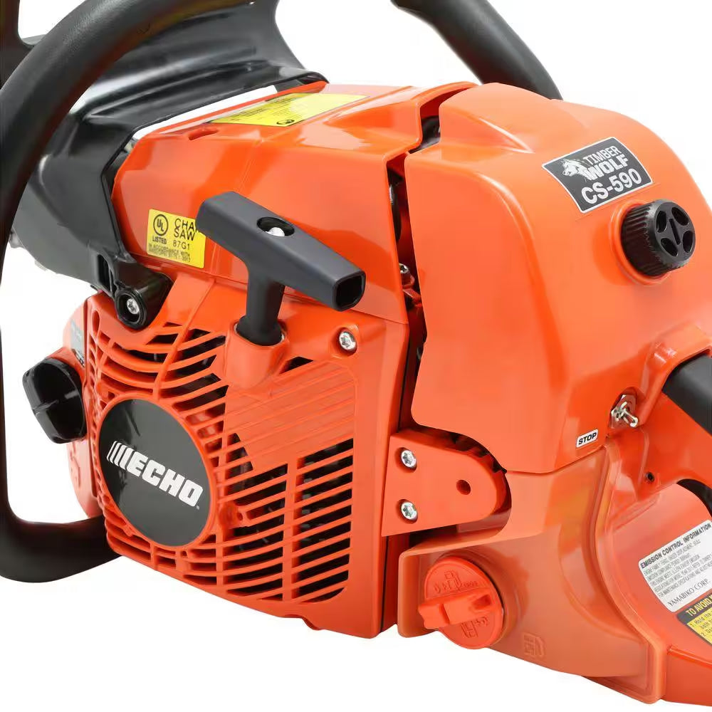 20 In. 59.8 Cc Gas 2-Stroke Rear Handle Timber Wolf Chainsaw