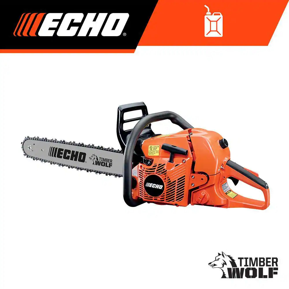 20 In. 59.8 Cc Gas 2-Stroke Rear Handle Timber Wolf Chainsaw